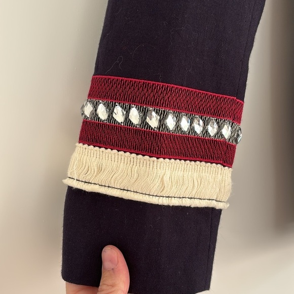 :Price Firm: Anthropologie Child of the Universe Mezze Embroidered Blazer - Picture 9 of 10